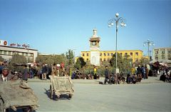 05 Kashgar Id Kah Square And Clocktower In 1993